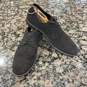 Bugatchi Suede Leather Wingtips